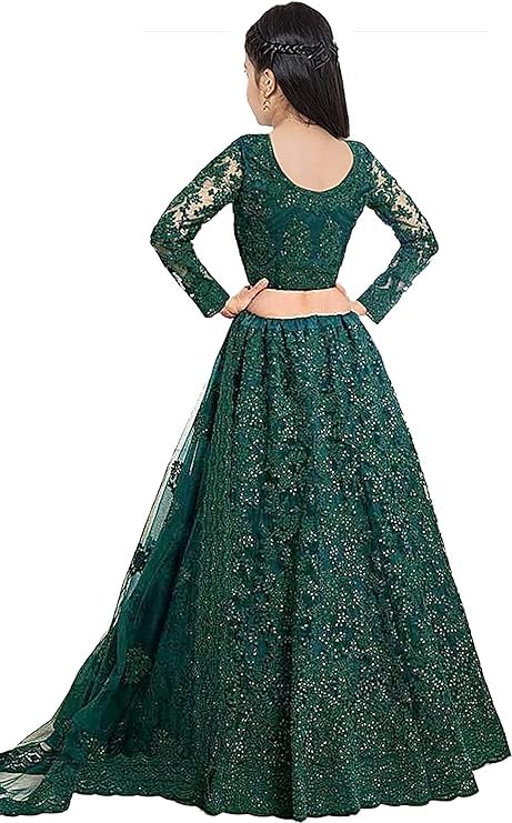 RUKHA Girls Satin Lehenga Choli - Image 2