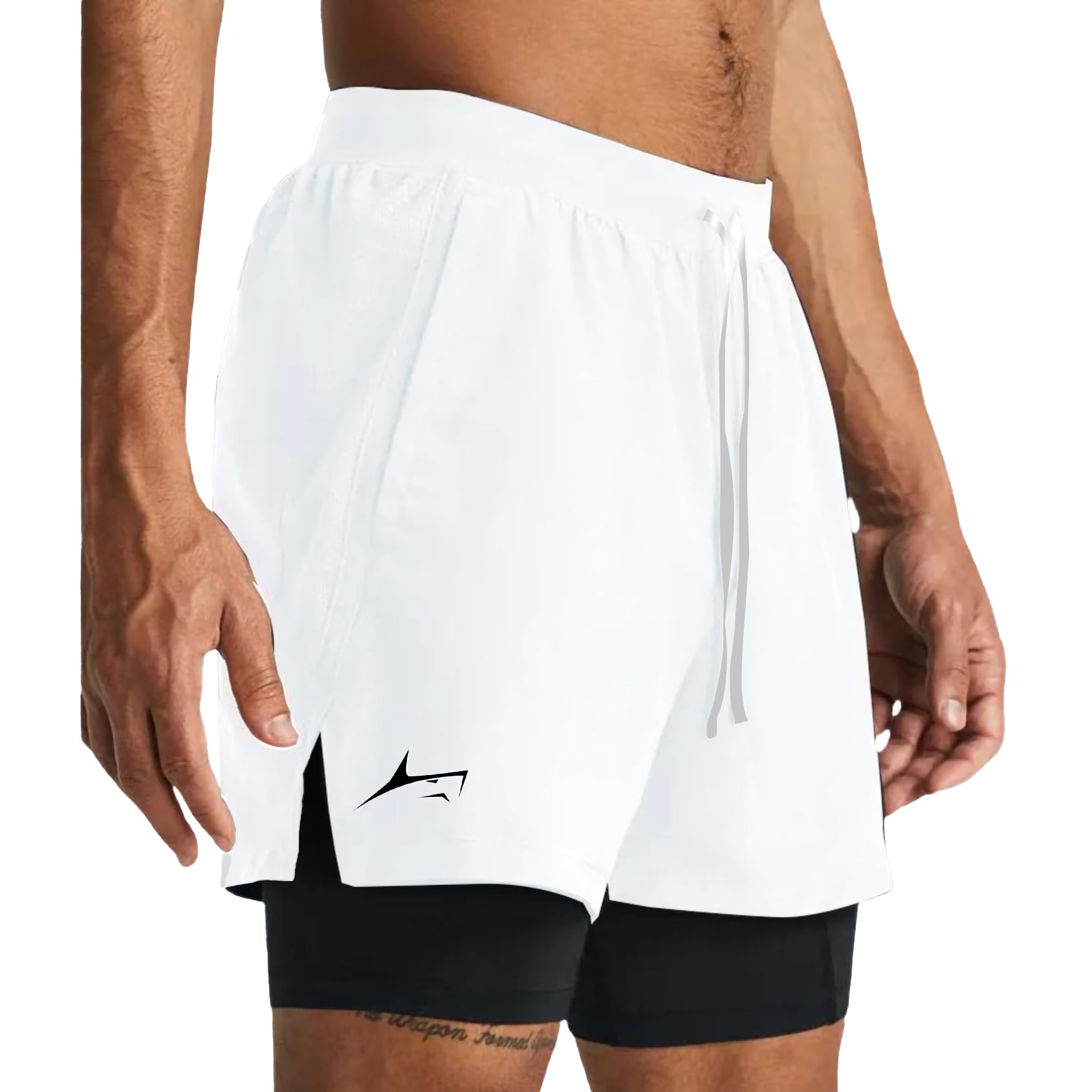 PROSHARX Men's Dual Layer Running Shorts