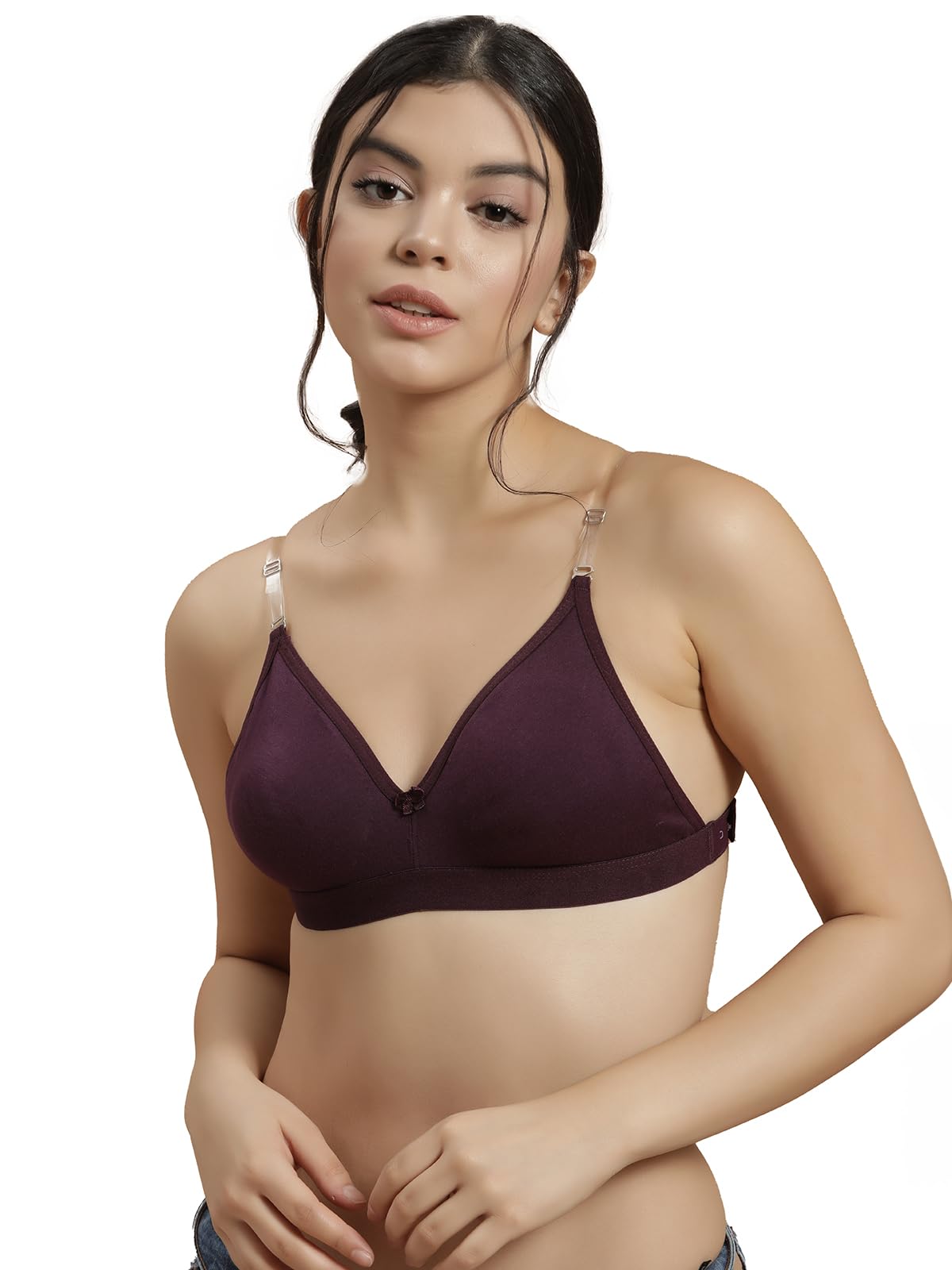 Clovia Women's Bra - Purple