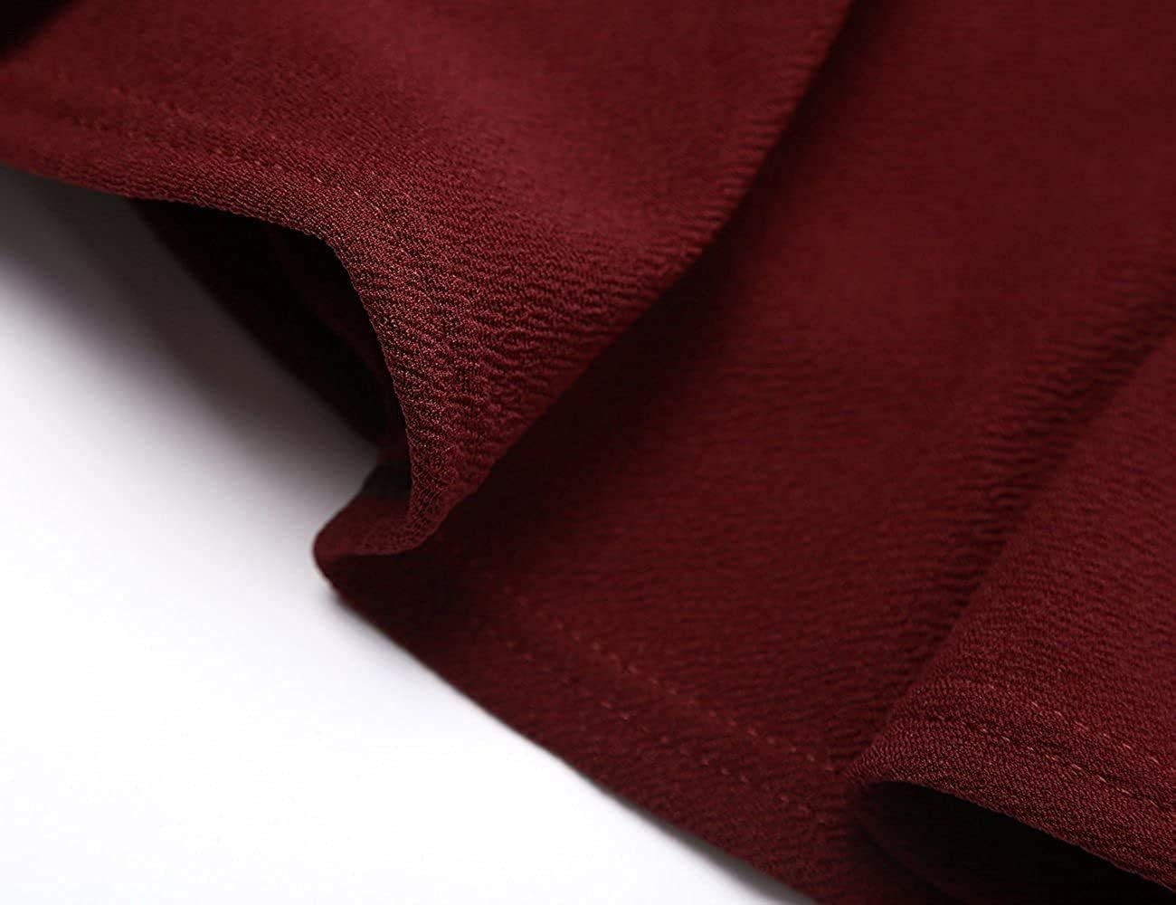 ALYNE Maroon Flared Skater Skirt for Women - Image 5