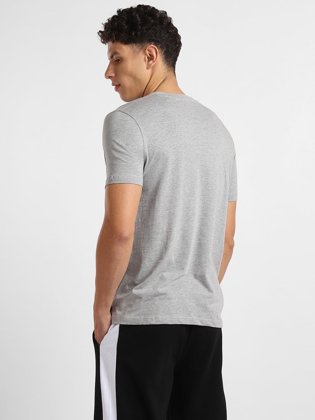 NOBERO Men Typography T-Shirt - Grey - Image 5