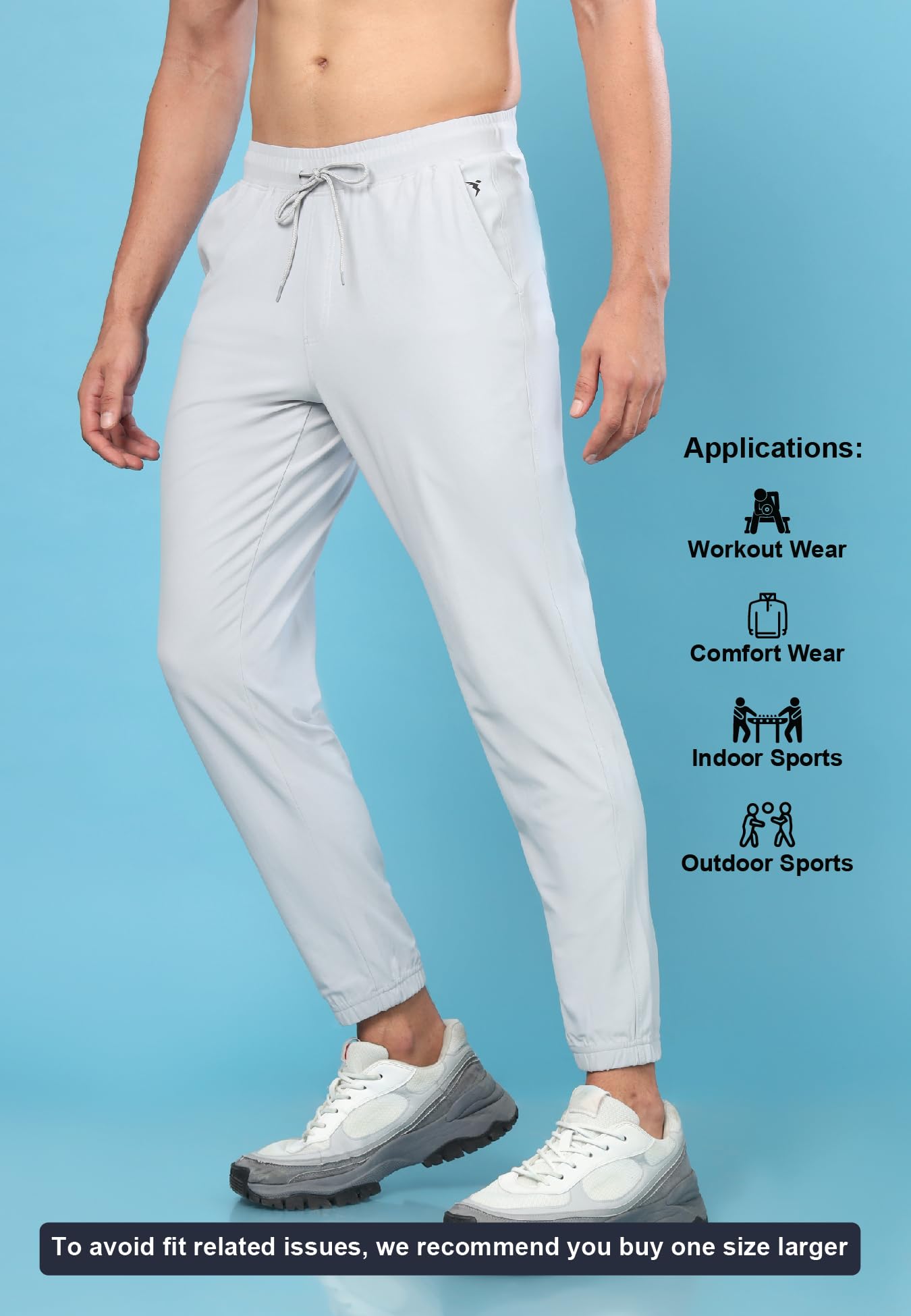 TECHNOSPORT Men's Joggers - Lunar Grey - Image 5