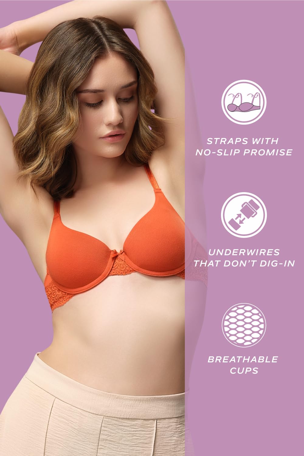 Van Heusen Women Cami Bra - Cotton Elastane - Image 4