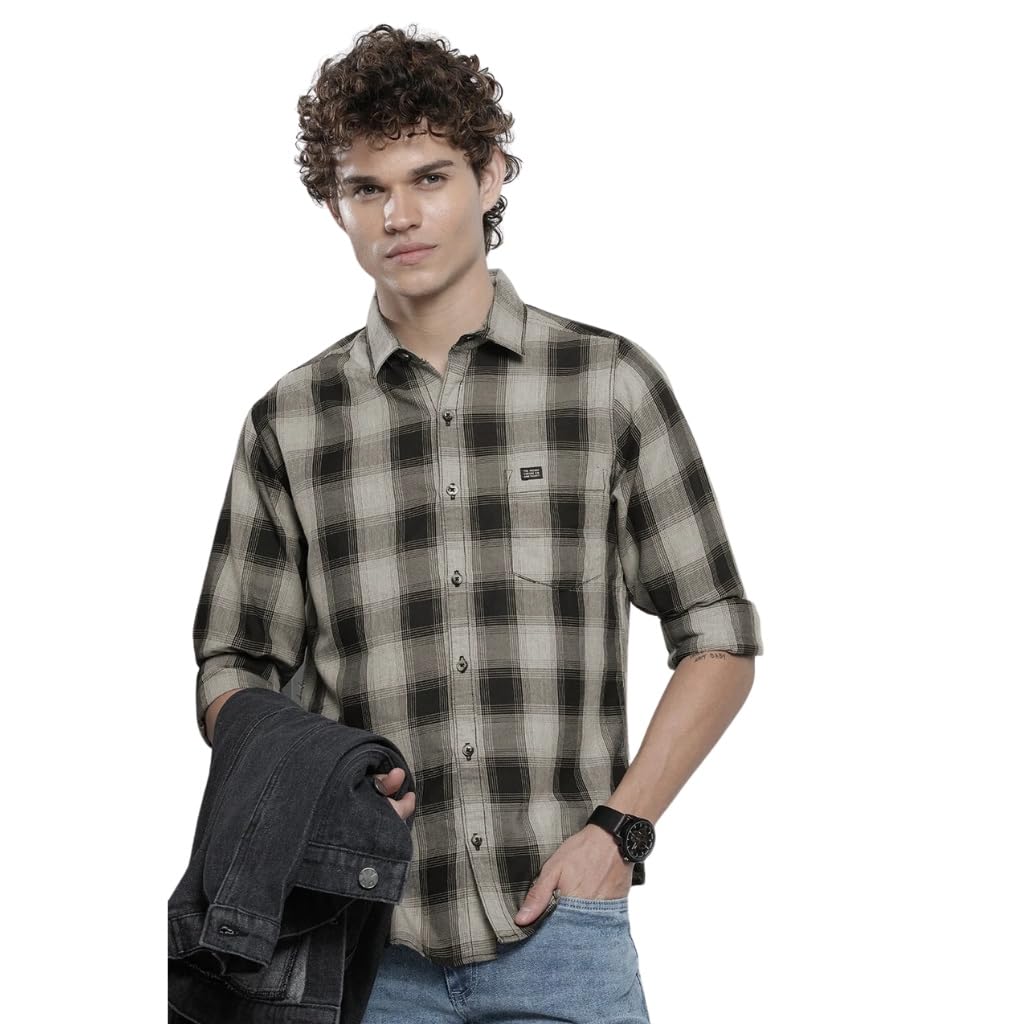 The Indian Garage Co Men Cotton Shirt - Black