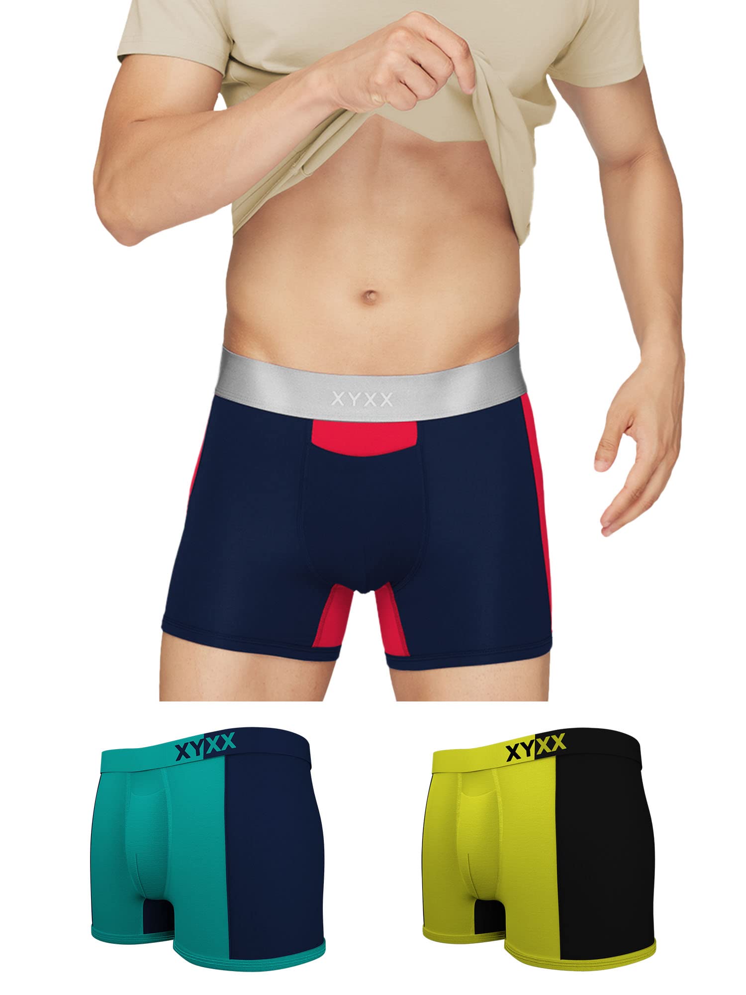 XYXX Men Underwear IntelliSoft Antimicrobial Micro Modal Trunk