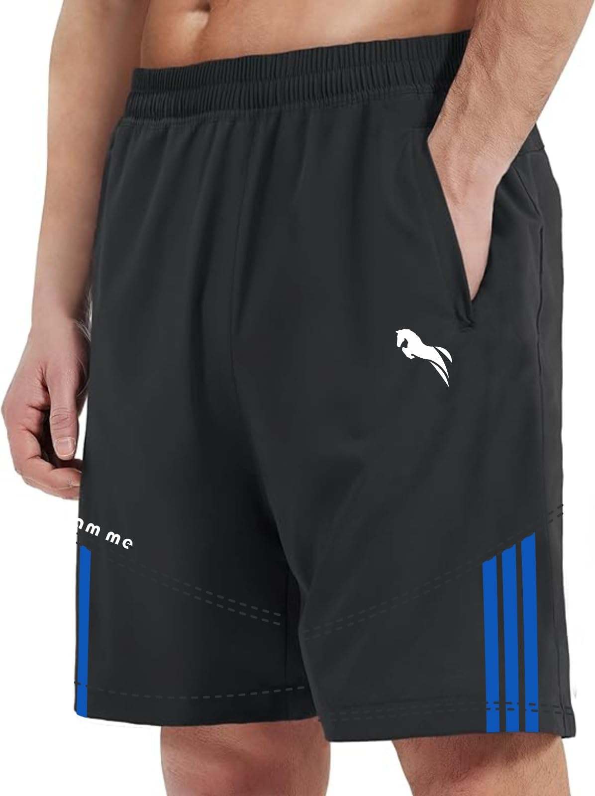 JUST RIDER Men's Athletic Sports Shorts - Image 4