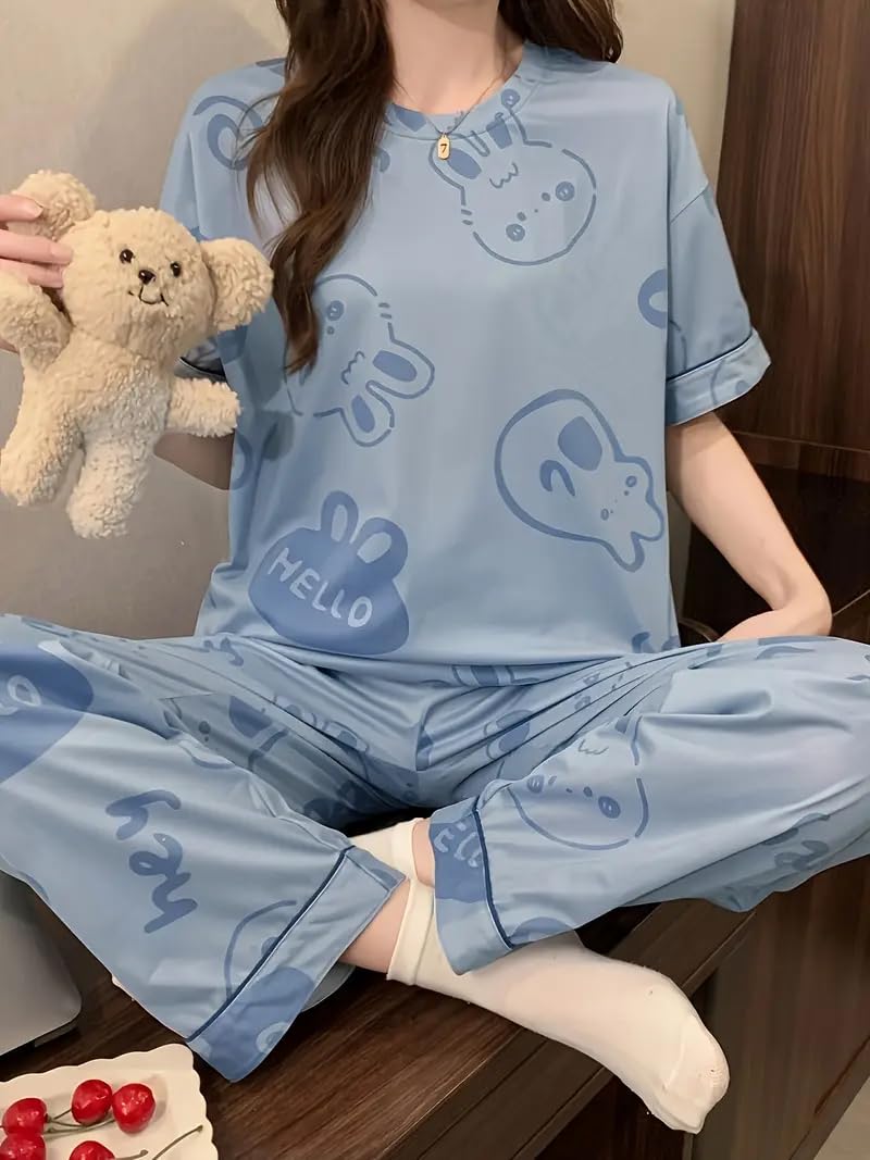 GLASGO Women's Pajama Set - Cherry Print - Image 5