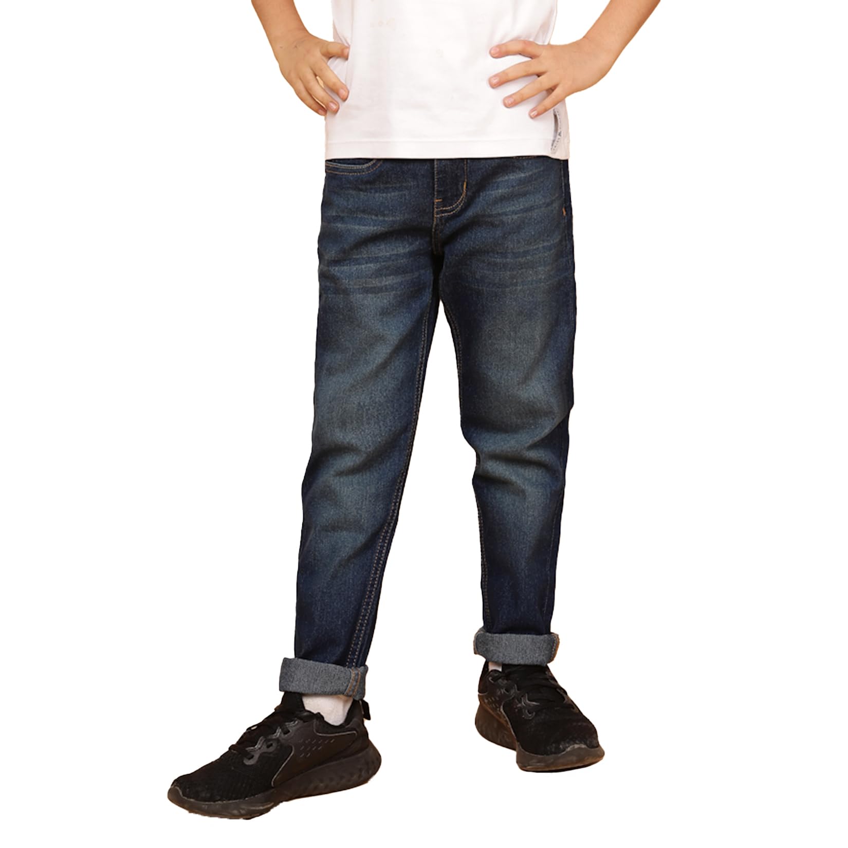 Tales Fashion Boys Faded Jeans - Dark Blue