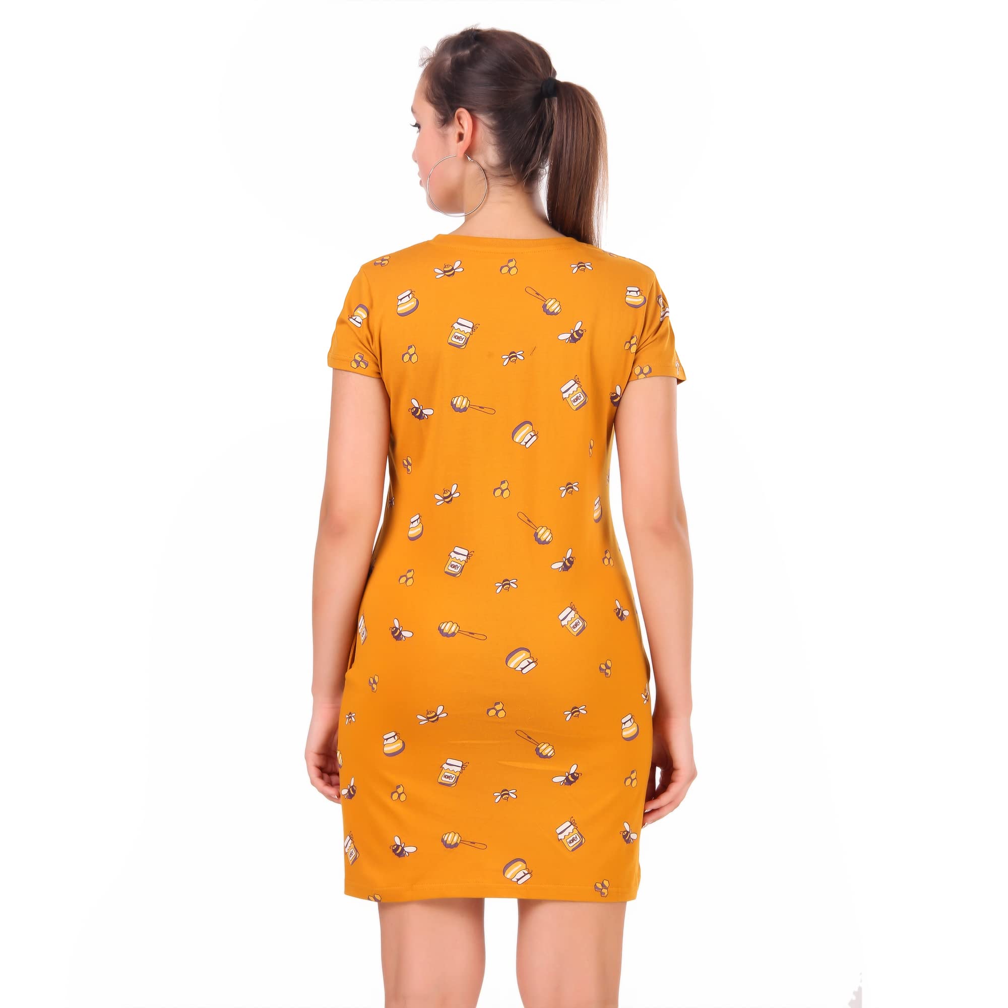 Stories Label Women Cotton T-Shirt Dress - Image 2