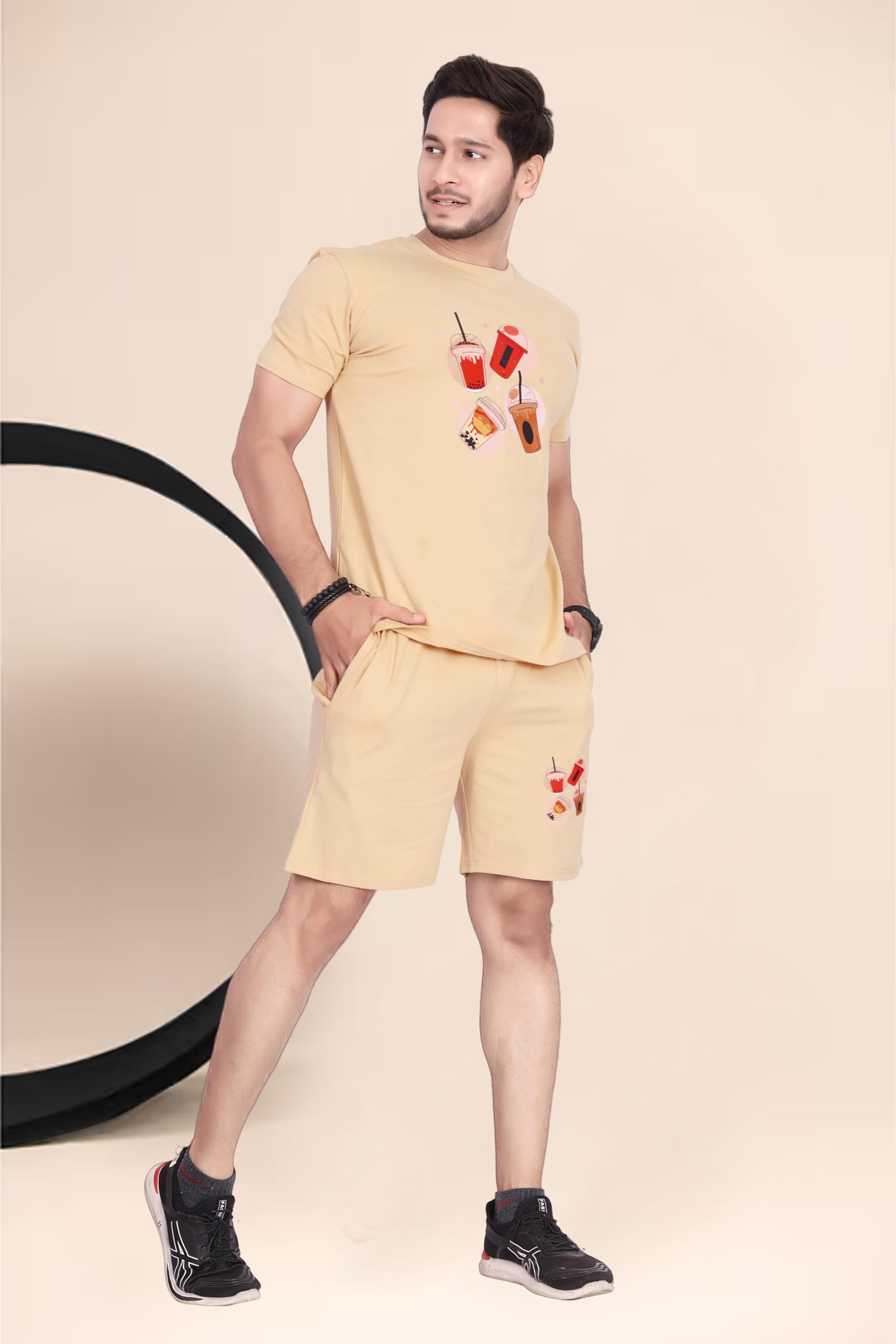 HOODMASTAR Men Cotton Night Suit - Image 4