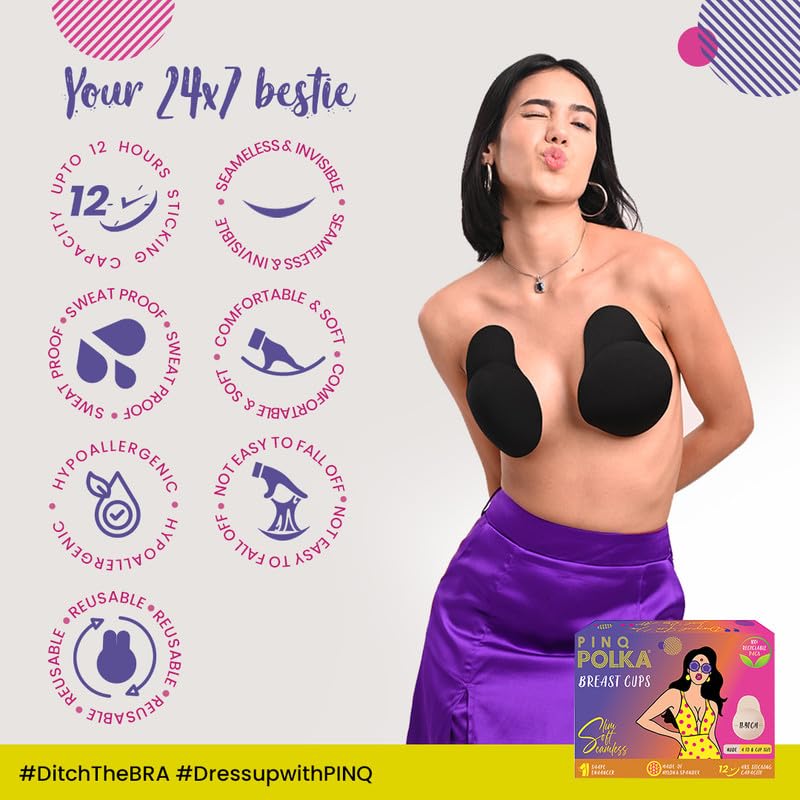 PINQ Reusable Silicone Bra for Women - Image 4