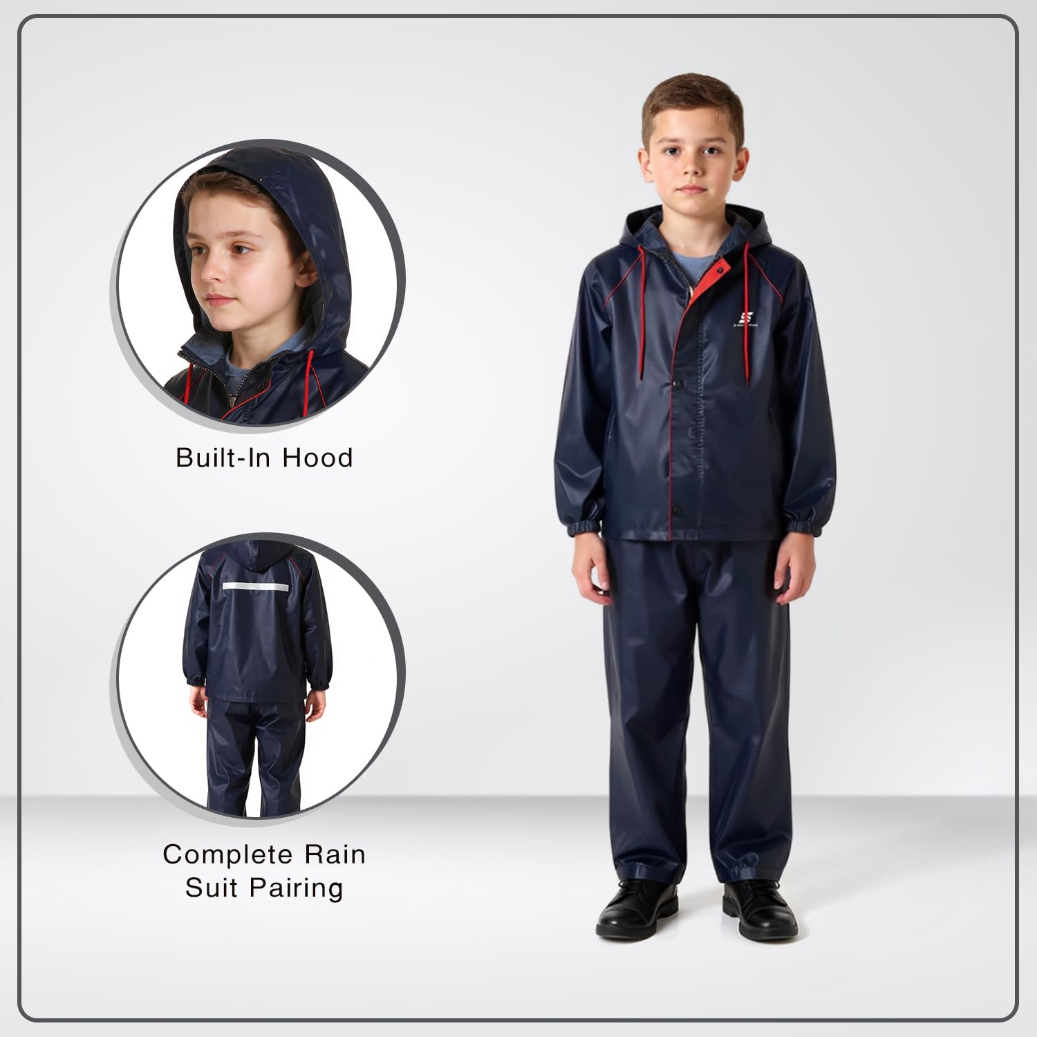 Symactive Kids Raincoat & Pants Set Waterproof - Image 5