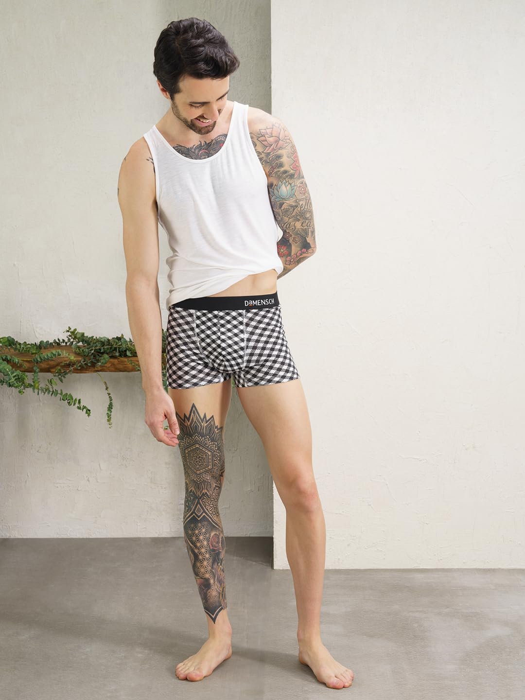 DAMENSCH Men Printed Supima Trunks - Image 3