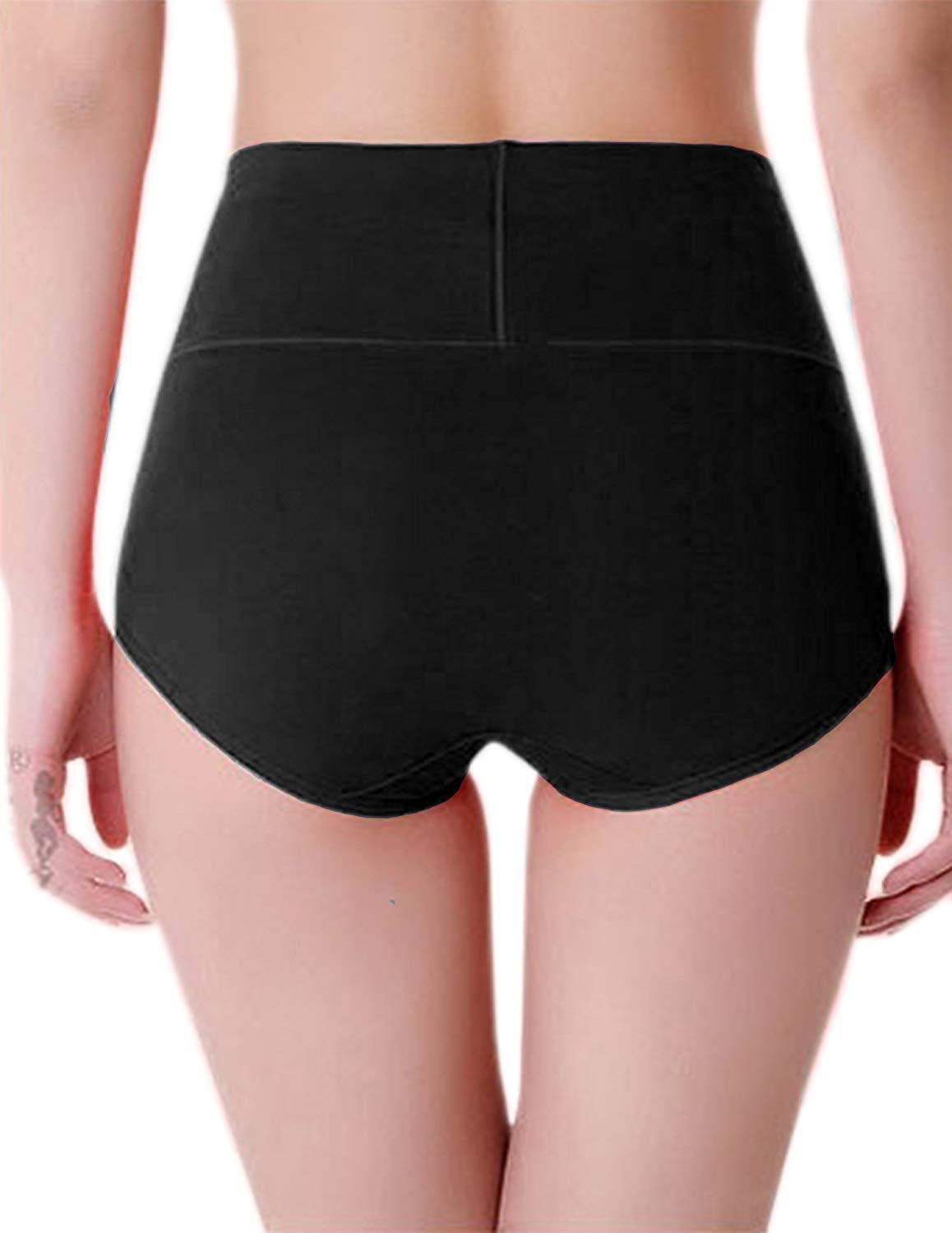 PLUMBURY High Waist Cotton Panties for Women - Image 2