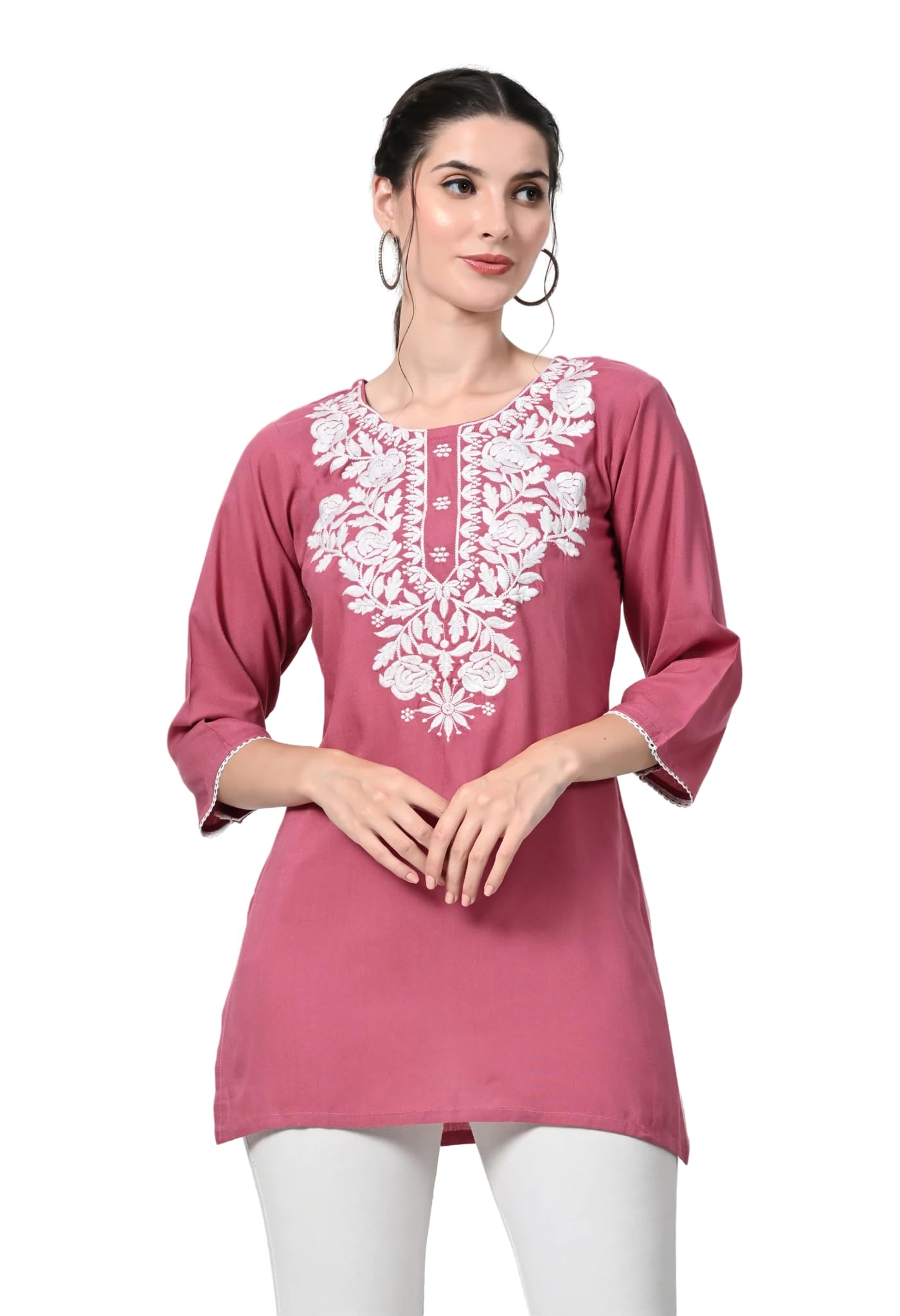 LIBOZA Kurti for Women - Chikankari