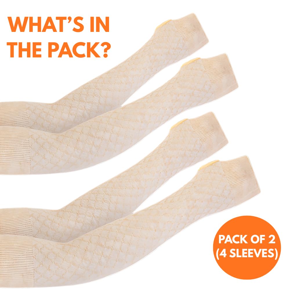 Supersox Women's Fingerless Arm Warmer Reversible - Image 2