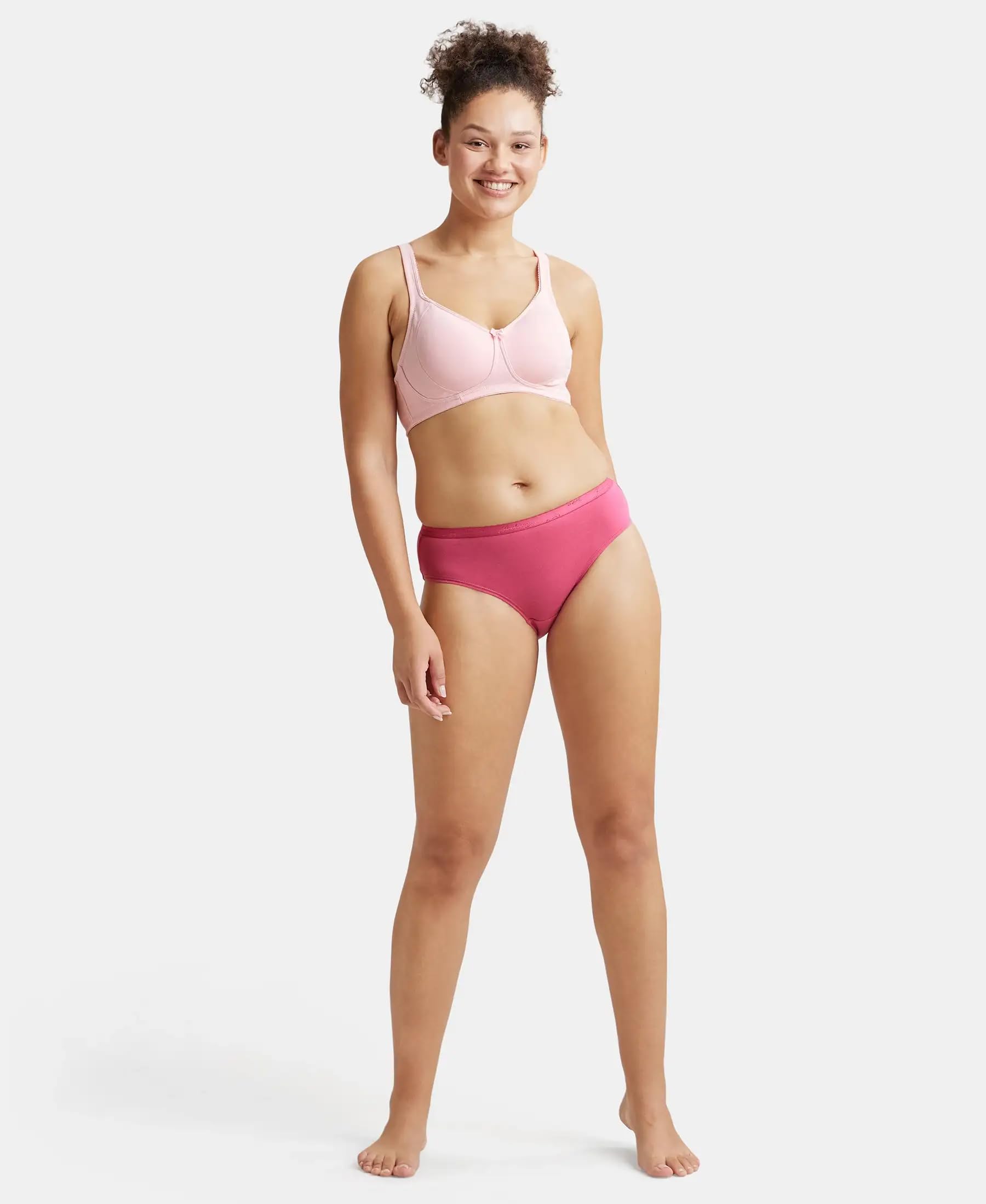 Jockey Women's Wirefree Bra - Candy Pink - Image 4