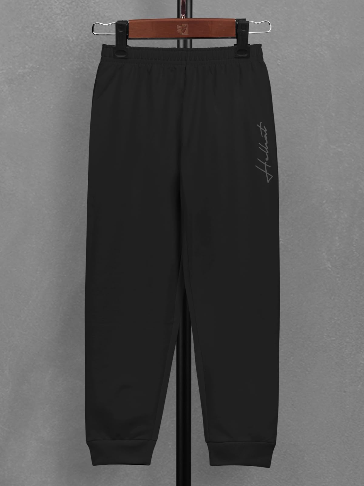 HELLCAT Boys Printed Cotton Blend Hoodie Set - Black - Image 5