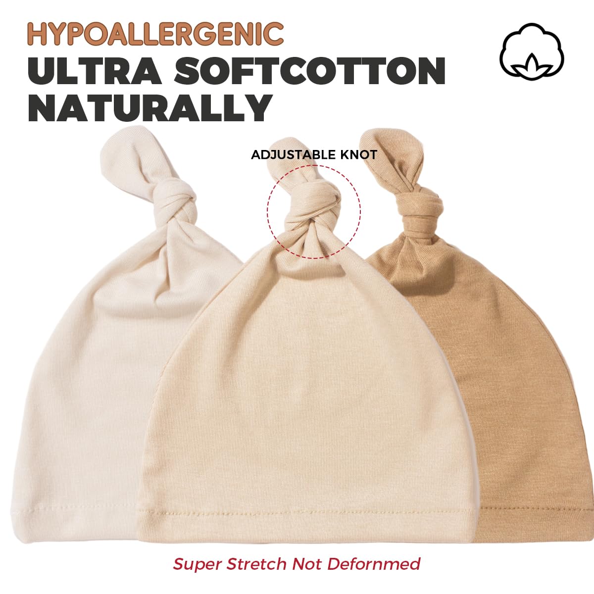 SNOWIE SOFT Baby Beanies - Multicolour - Image 5