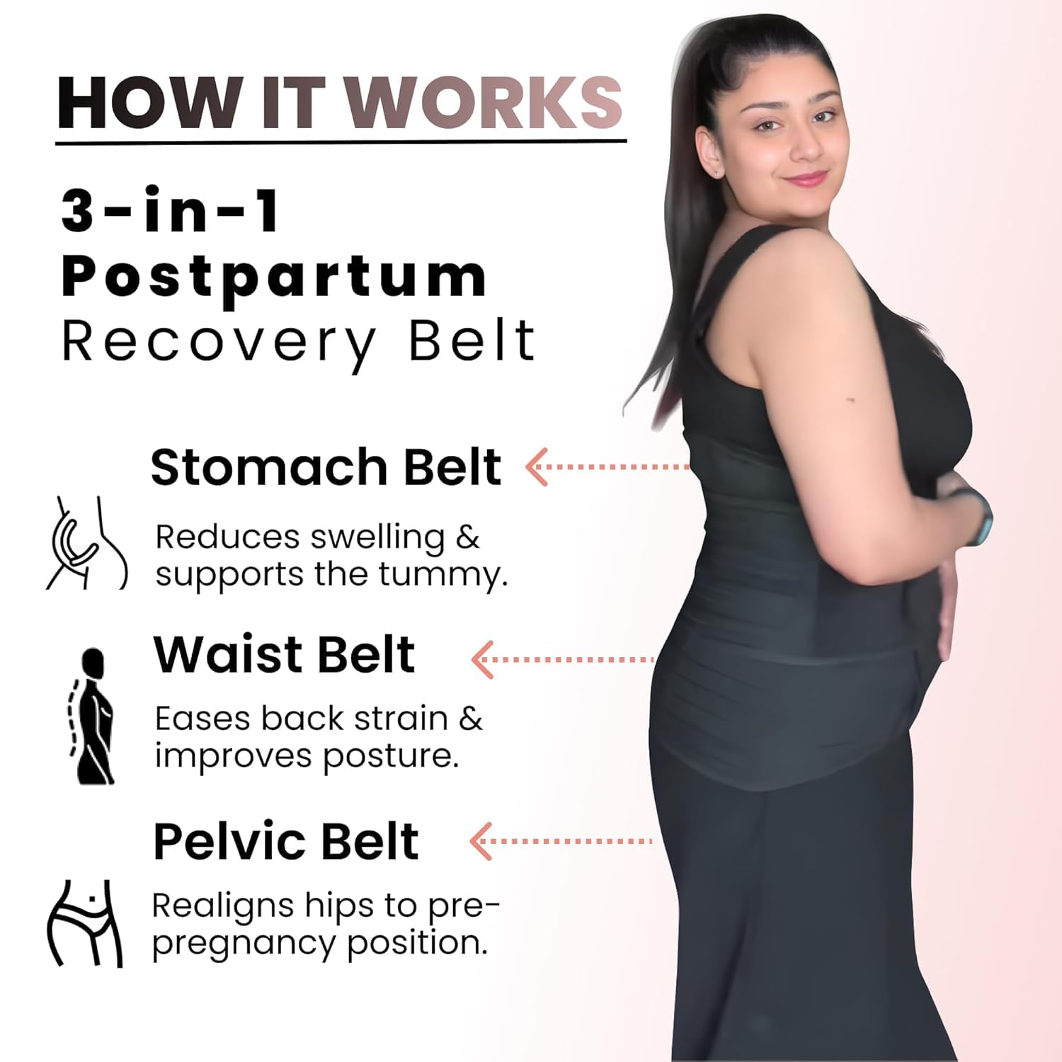 Upyogaa Postpartum Belly Band for Women - Image 2