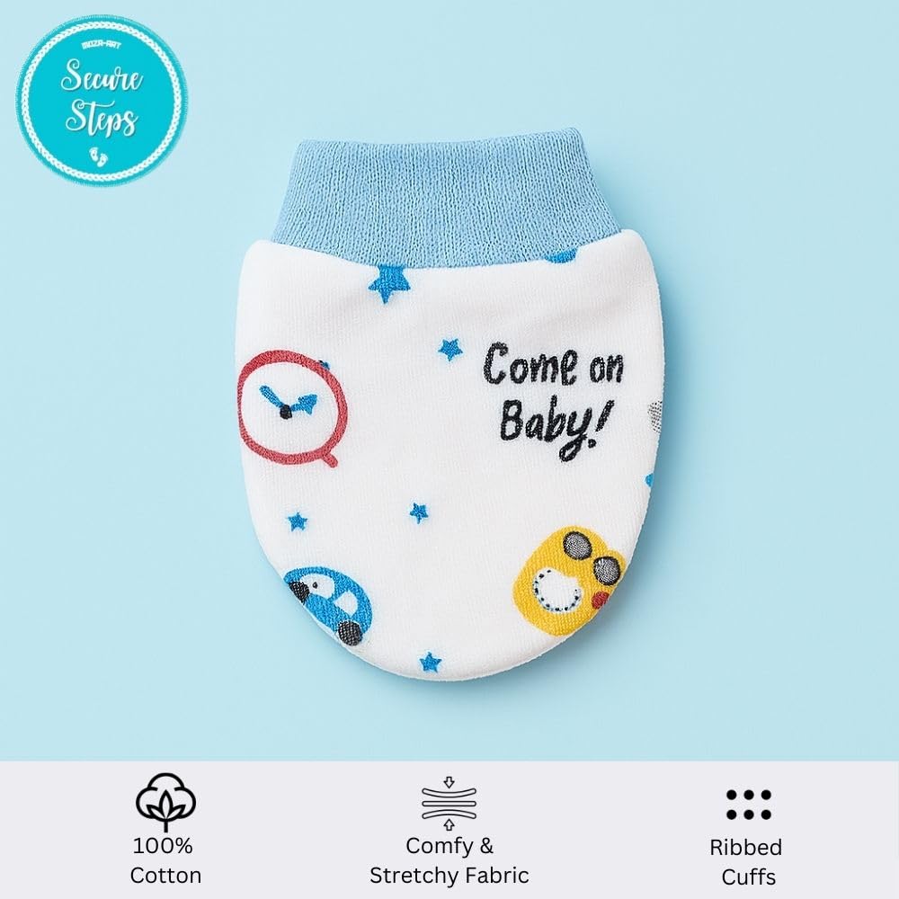 Secure Steps Baby Mittens - Cotton - Image 3