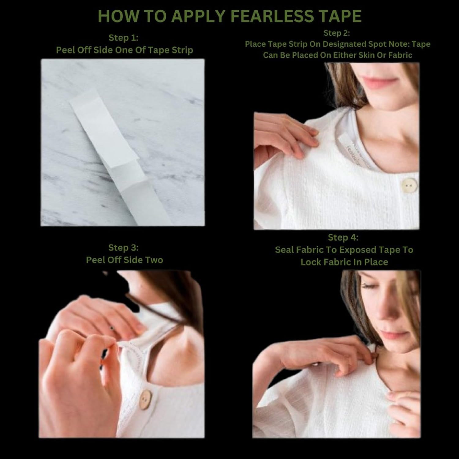 SNMMIFER Invisible Lingerie Tape - Hypoallergenic Waterproof - Image 4