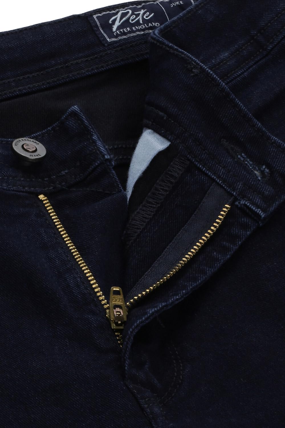 Peter England Men's Stretchable Jeans - Deep Navy - Image 5