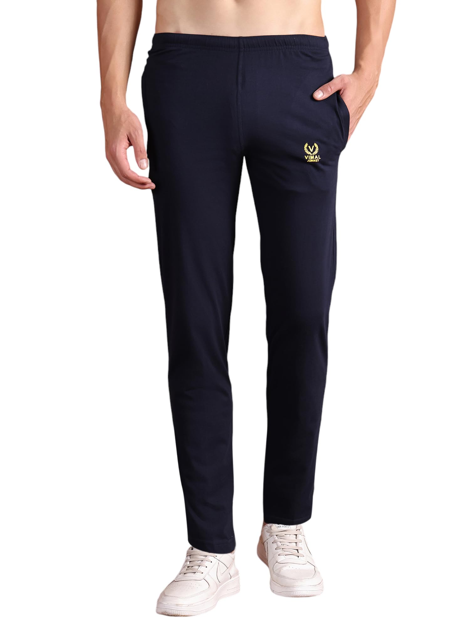 VIMAL JONNEY Men's Trackpants - Navy Blue