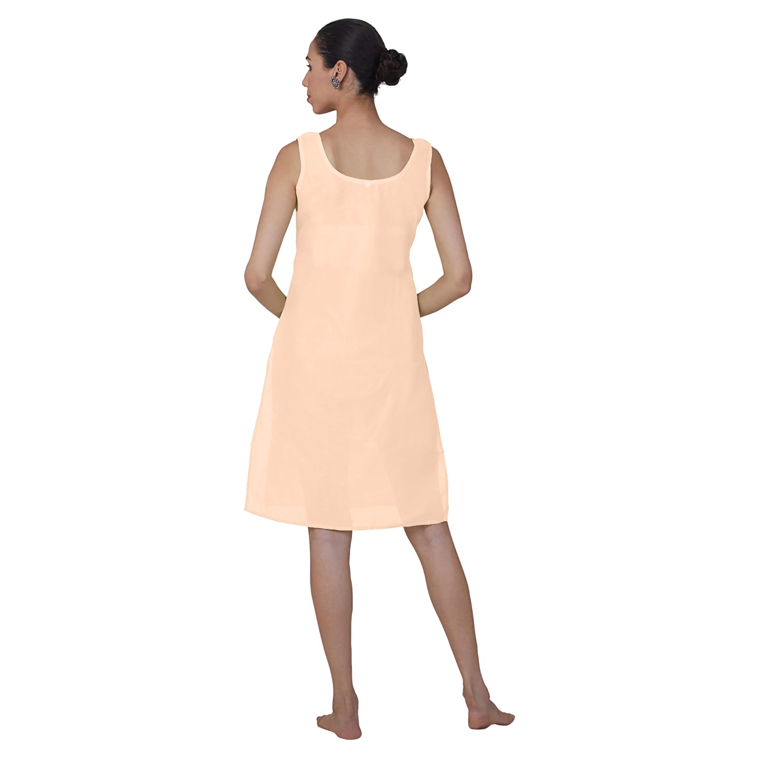 Nature Thread Women's Cotton Camisole - Light Peach - Image 5