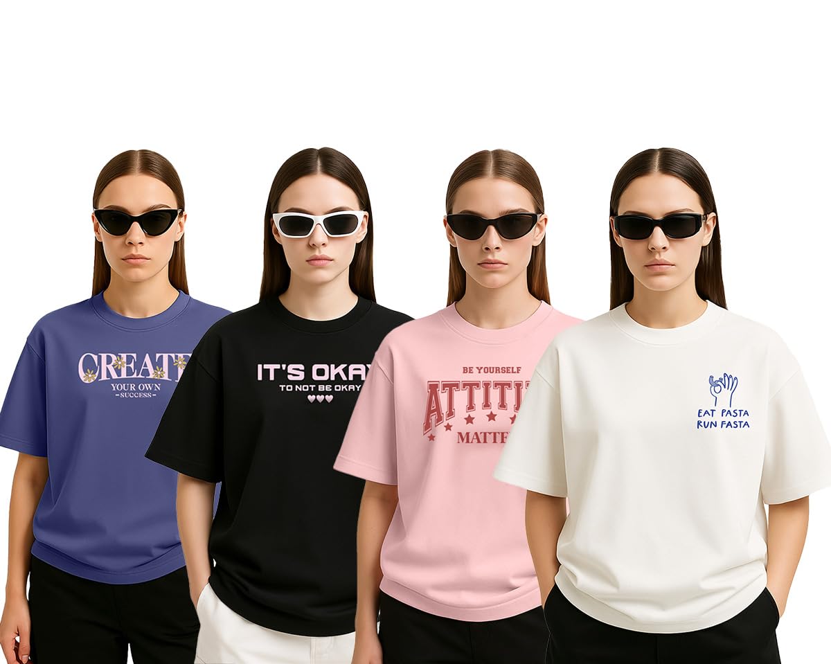 STYLENSE Multicolor Printed T-Shirt