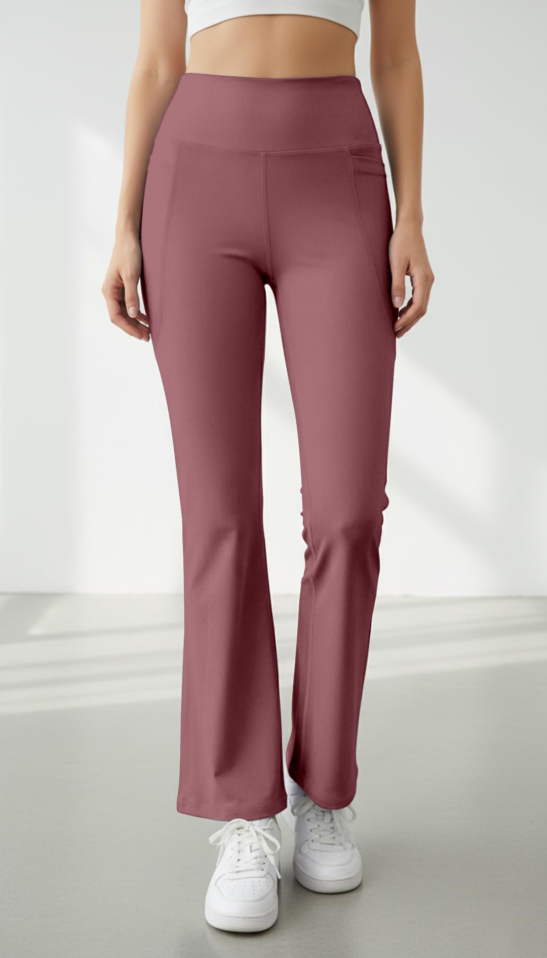 Mehrang Navy High-Waisted Yoga Pants for Women - Image 4