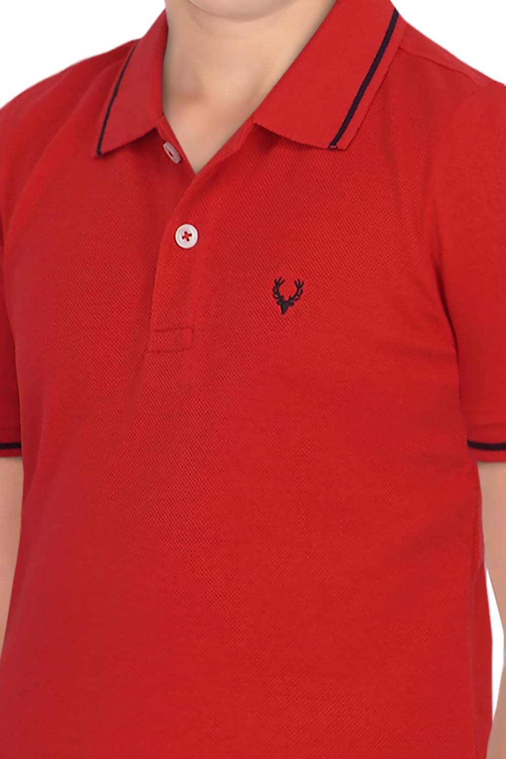 Allen Solly Boys Polycotton T-Shirt - Red - Image 4