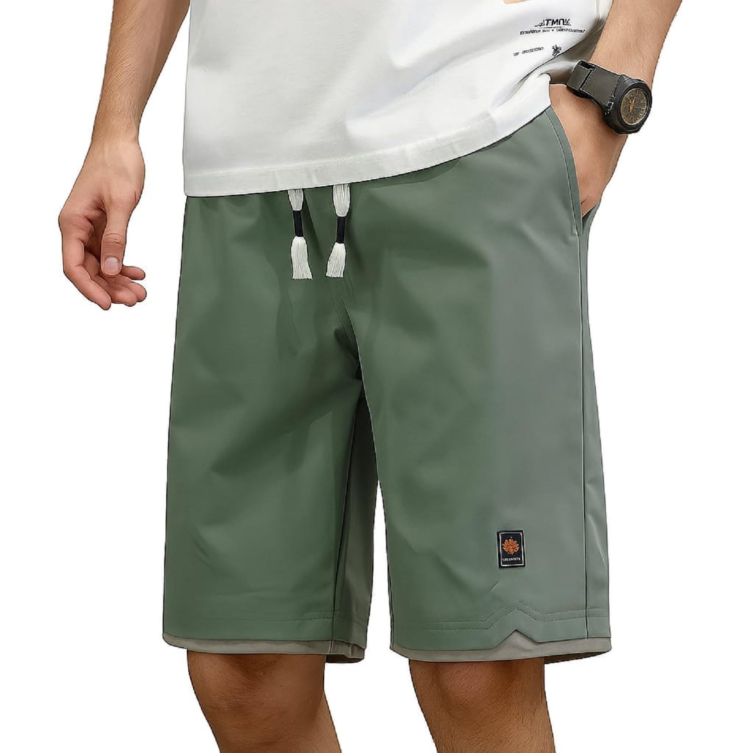 Lymio Men Cotton Casual Shorts