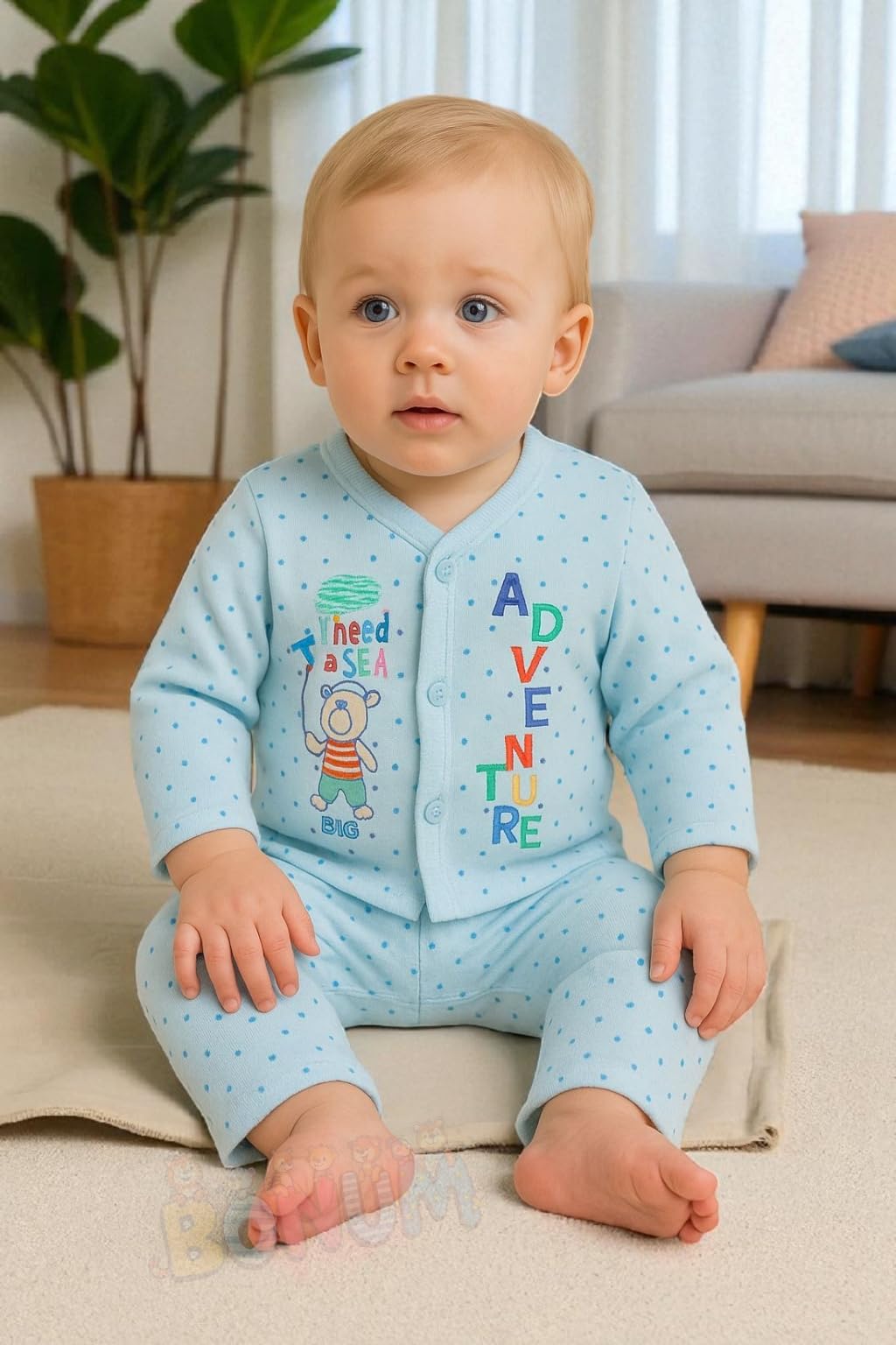 BONUM Unisex Child Cotton Printed Shirt - Image 2