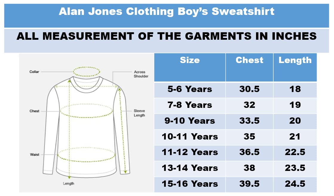 Alan Jones Boys Cotton Blend Hooded Sweatshirt - Malibu Blue - Image 5