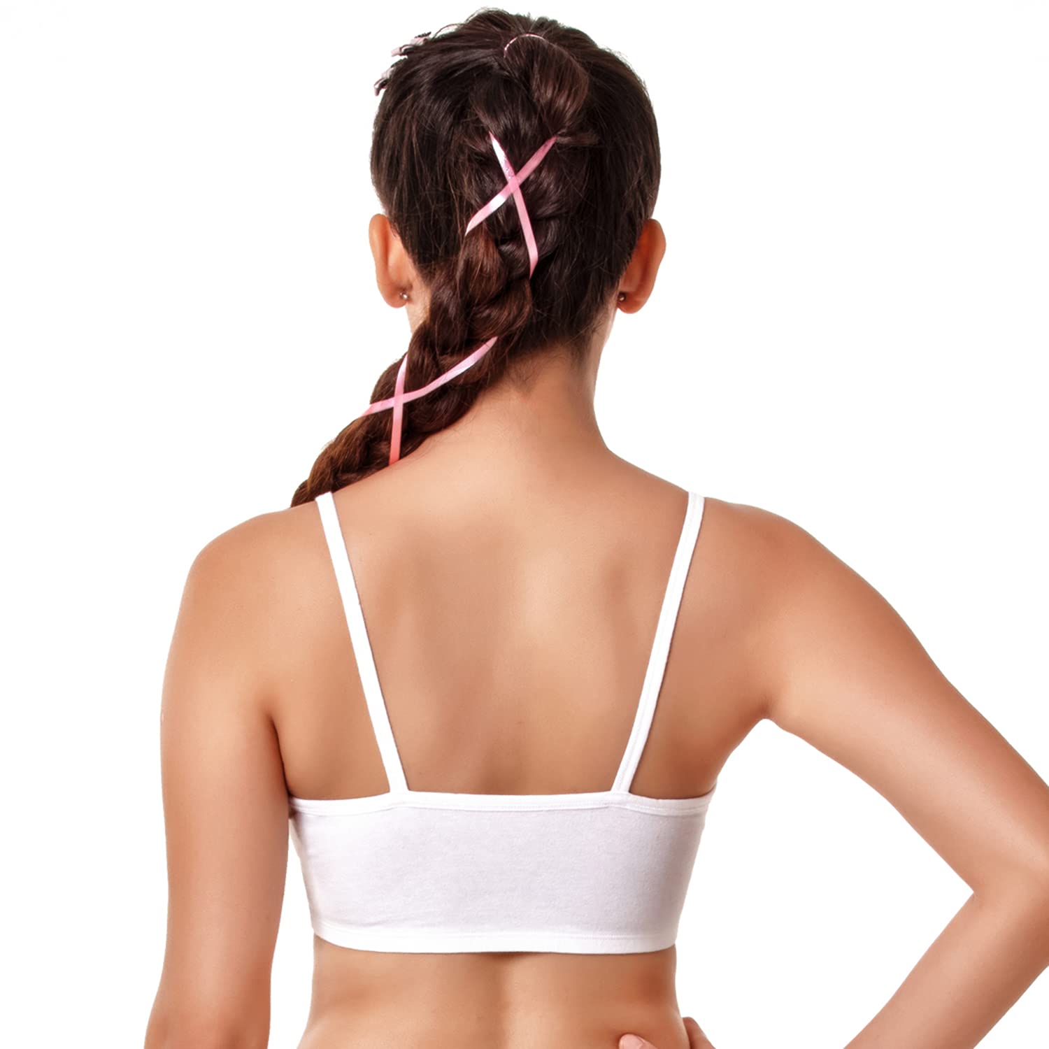 Enamor Women's Wireless Cotton Bra - White - Image 4