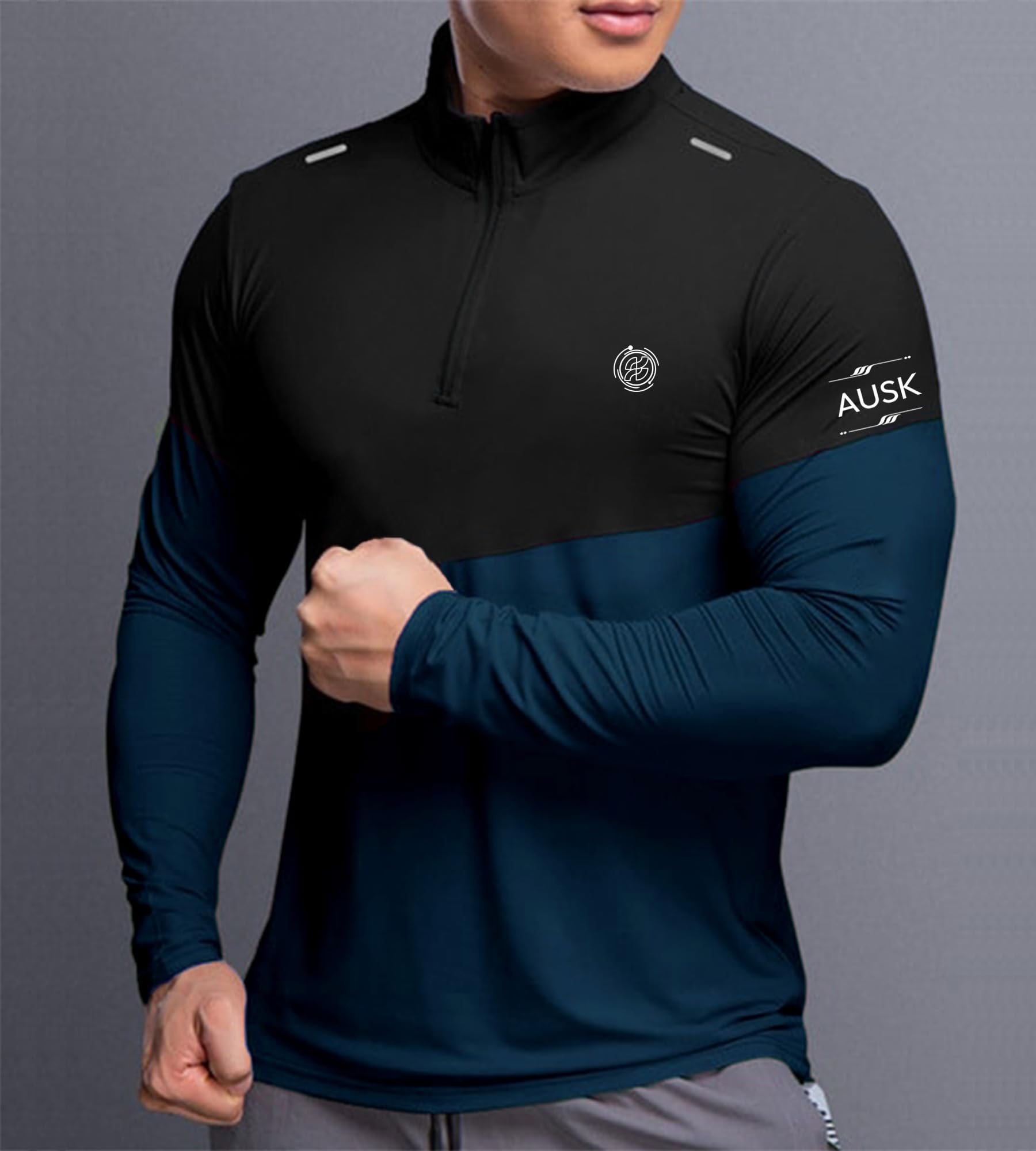 AUSK Men Tshirt Full Sleeves - Image 2