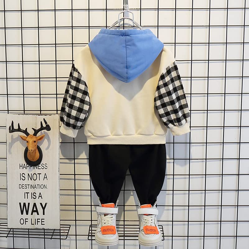 Googogaaga Boy Cotton Hoodie Sweatshirt with Jogger - Image 4