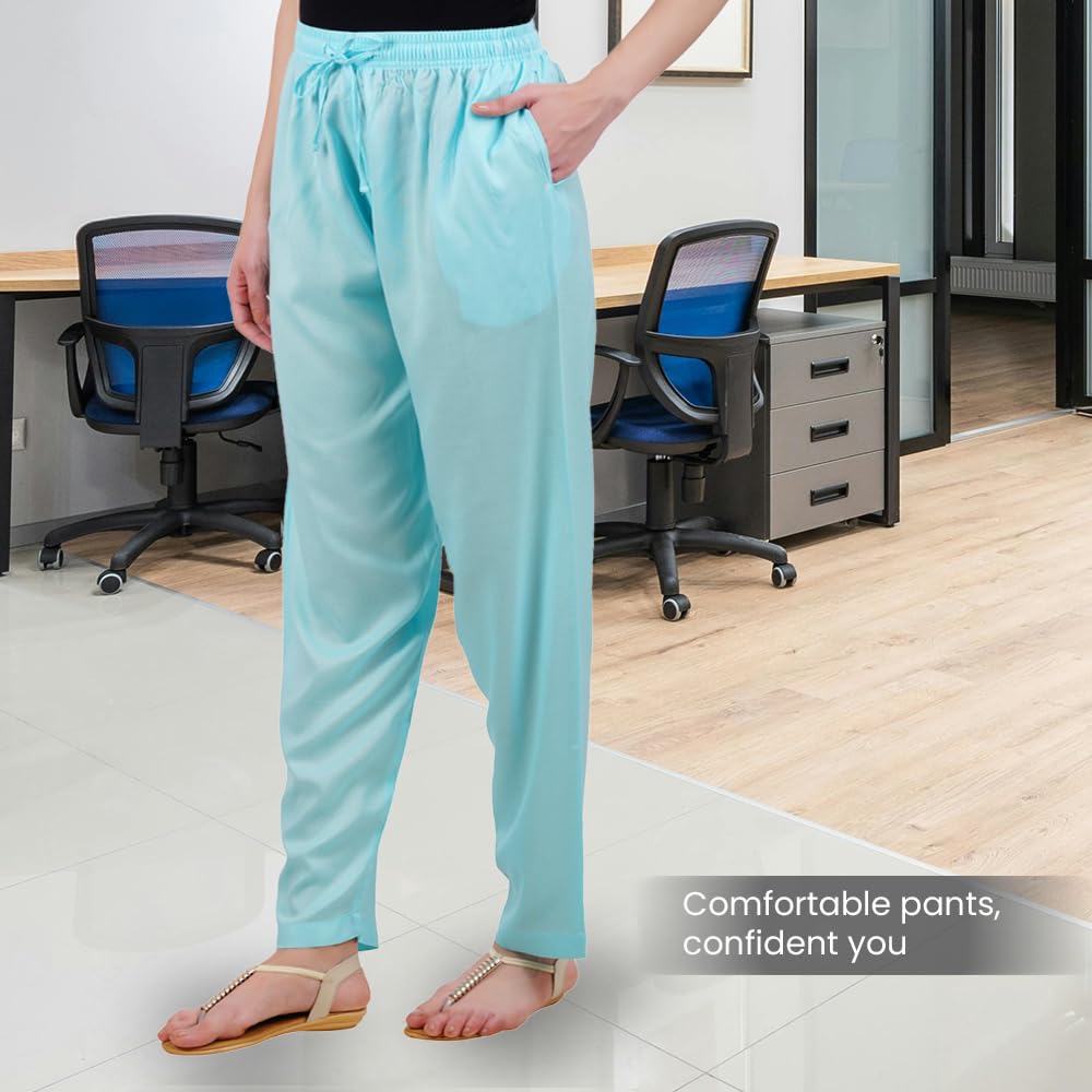 Happy Bunny Rayon Straight Pants for Women - Image 5