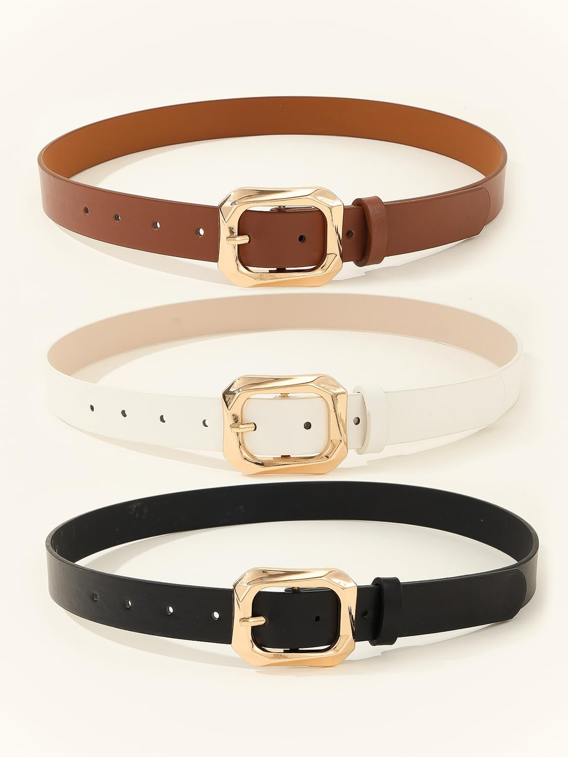 PU Leather Waist Belt for Women & Girls - Multicolour - Image 3
