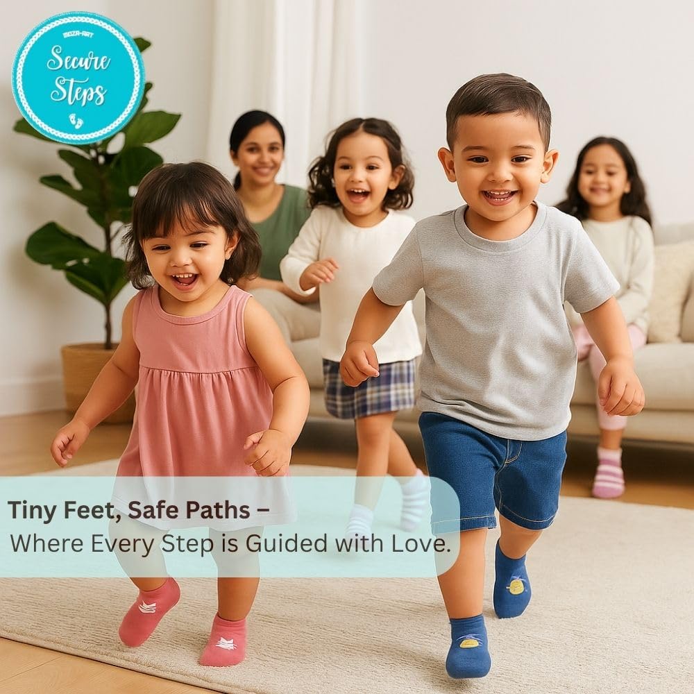 Secure Steps Ankle Socks for Baby Girls - Image 5
