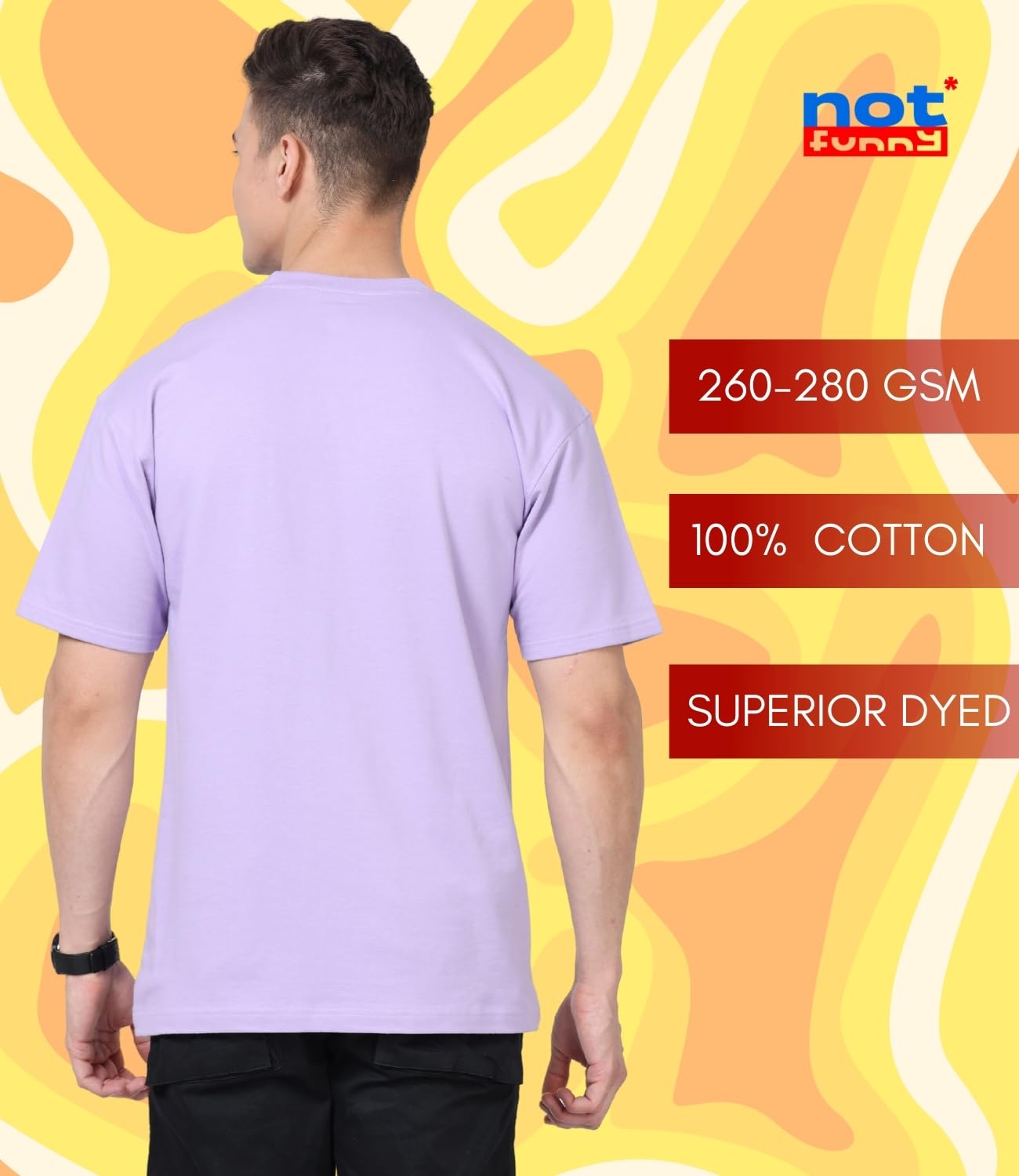 Not Funny Organic Cotton T-Shirt for Men - Image 4