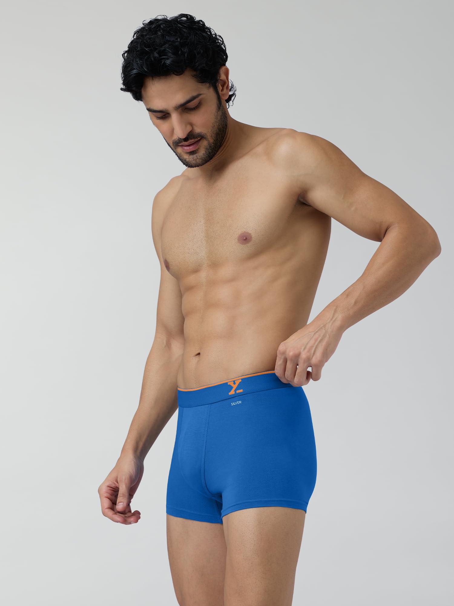 XYXX Men's Micro Modal Trunk - Black Iris+Horizon Blue - Image 4