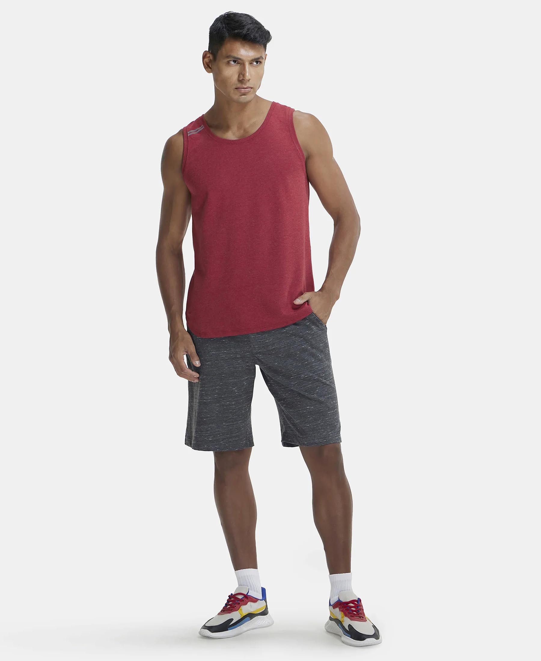 Jockey Men's Shorts - Forest Dark Grey Melange - Image 4