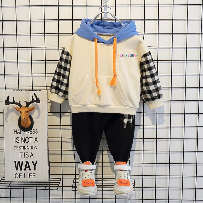 Googogaaga Boy Cotton Hoodie Sweatshirt with Jogger - Image 3