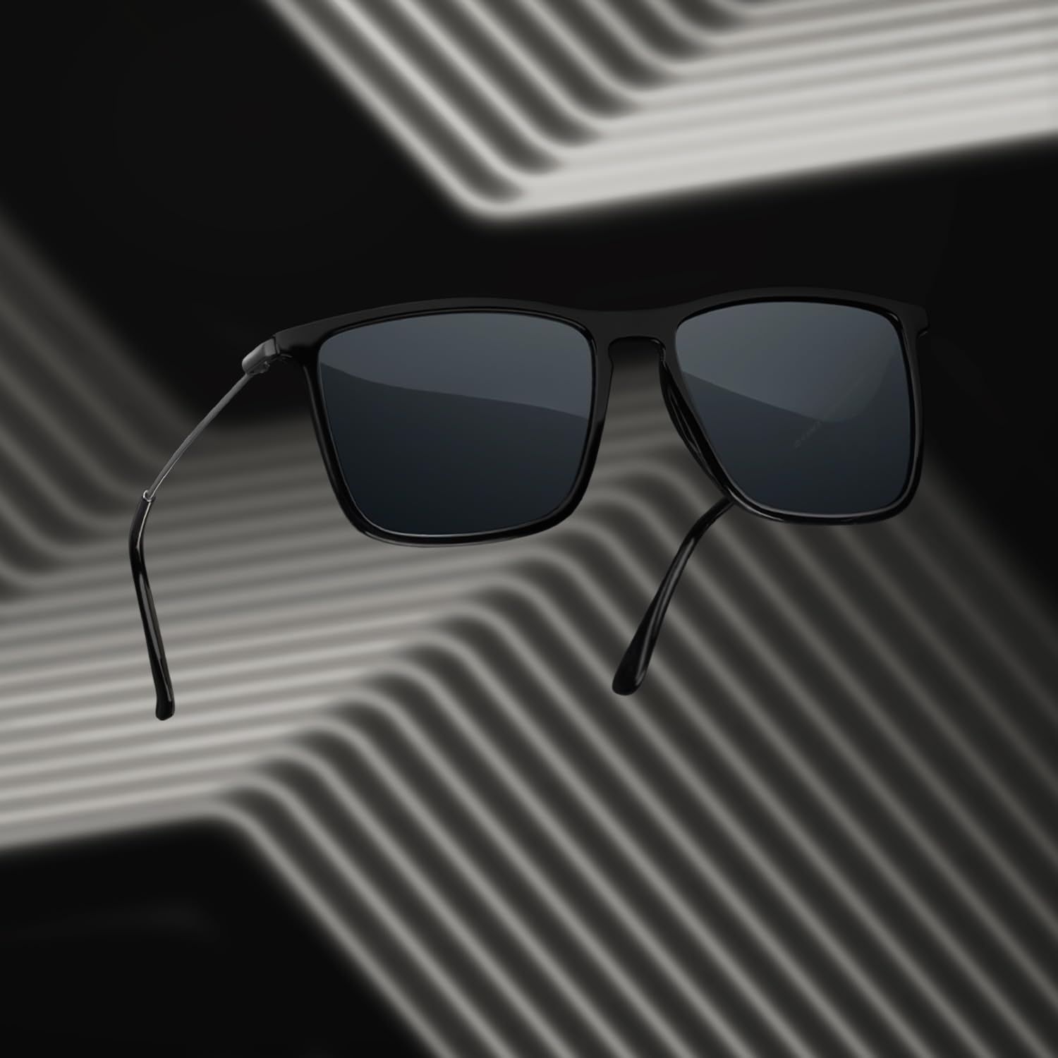 VINCENT CHASE Full Rim Square Sunglasses - Image 3