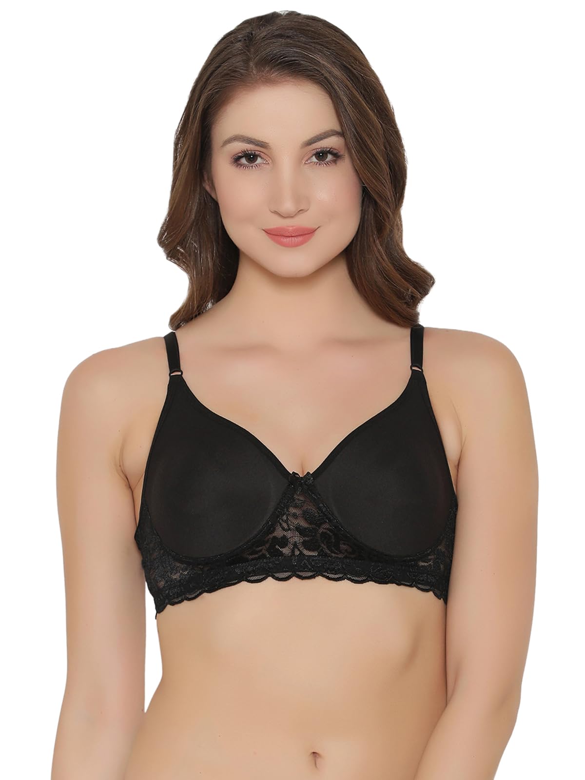 Clovia Black T-Shirt Bra for Women