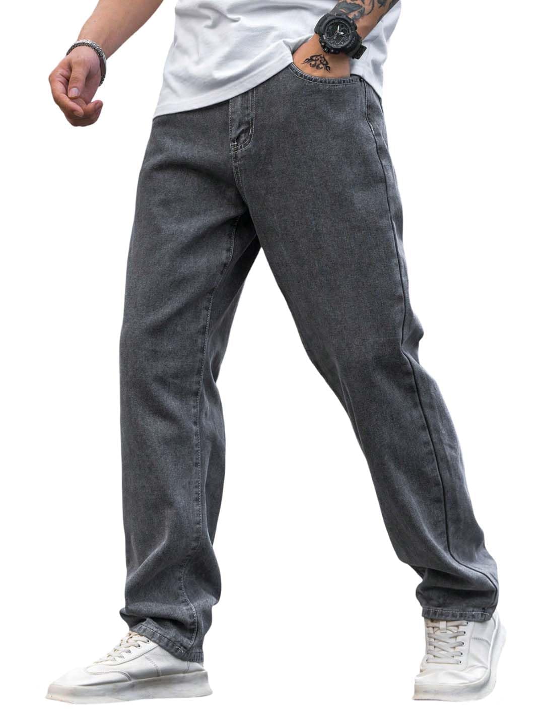 KOTTY Men's Grey Denim Jeans