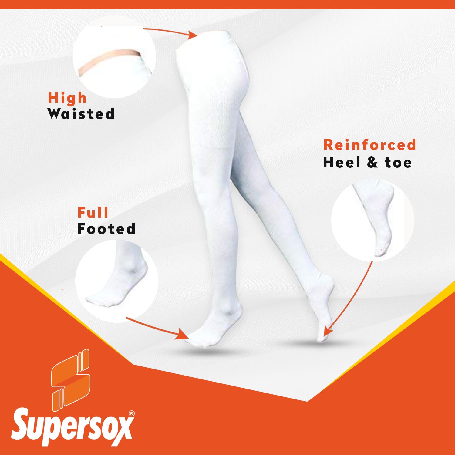 Supersox Tights for Women - Breathable Anti Odour - Image 3