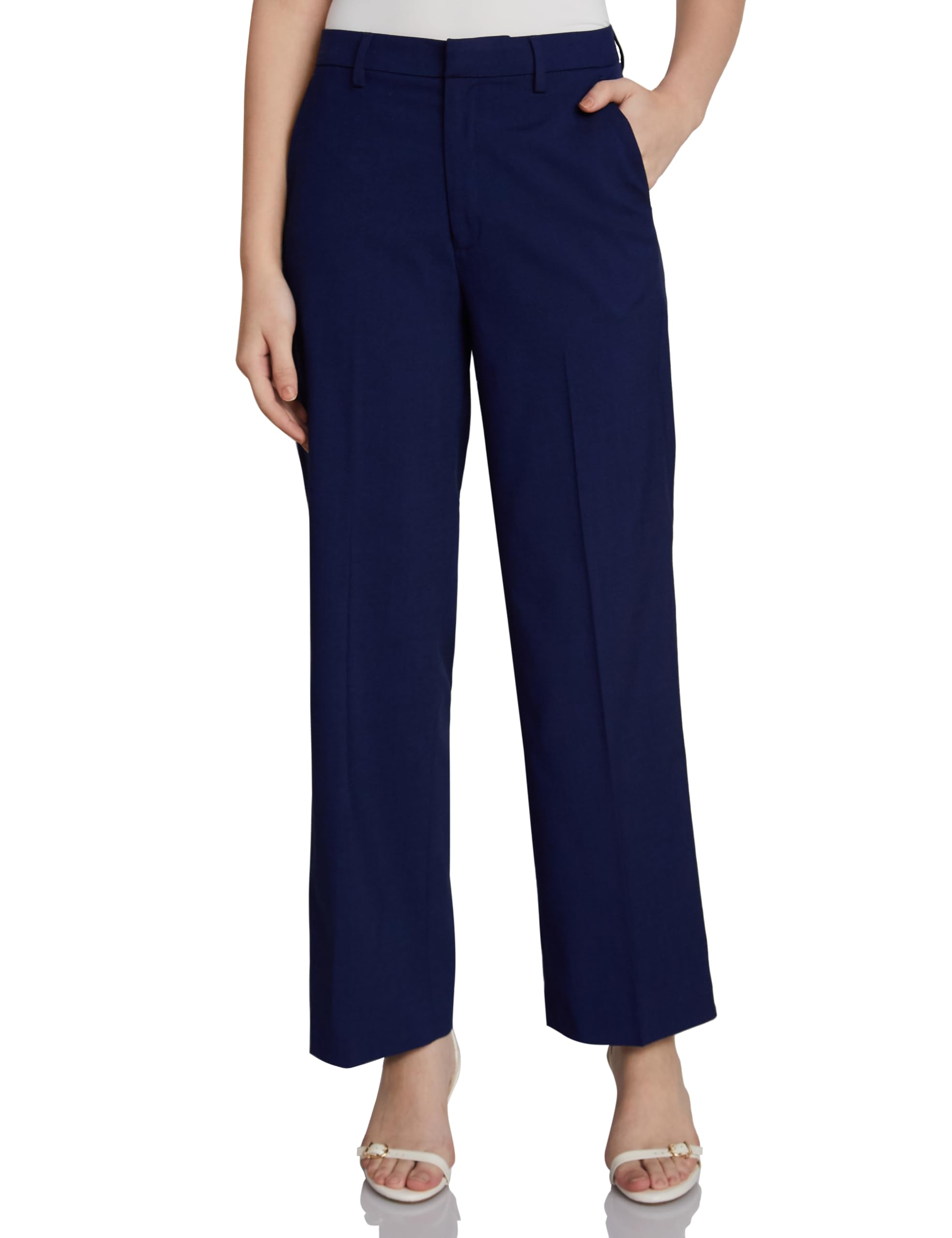 Formal Trousers for Women - Navy Blue